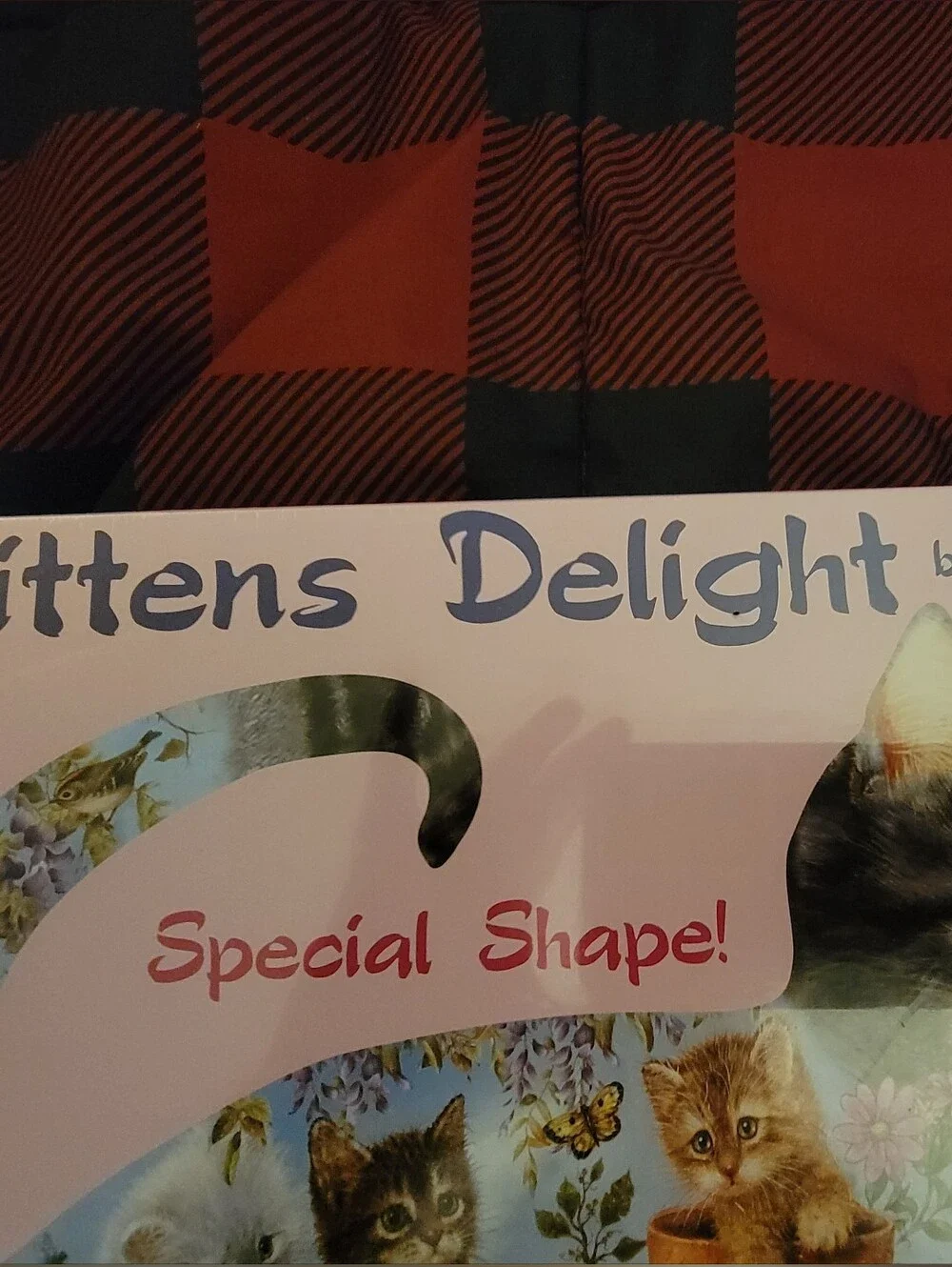 SunsOut Kittens Delight Shaped 900 Pc Jigsaw Puzzle Brand New Factory Sealed